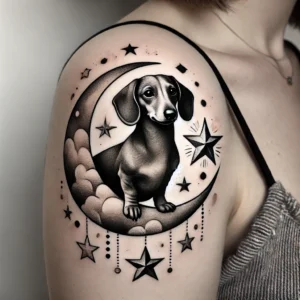 Celestial Dachshund Design