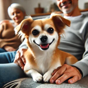 Happy Chiweenie with Family