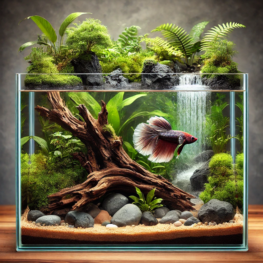 Paludarium Betta Tank