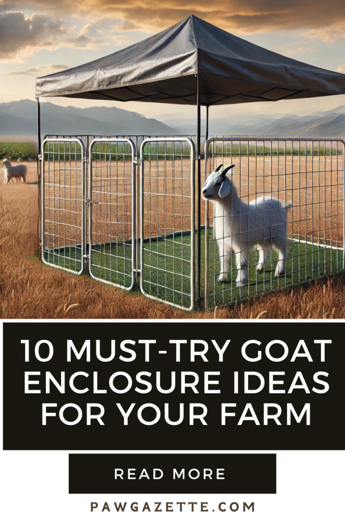 10 Goat Enclosure Ideas for a Safe & Happy Herd