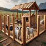 Basic Wooden & Wire Fence Enclosure