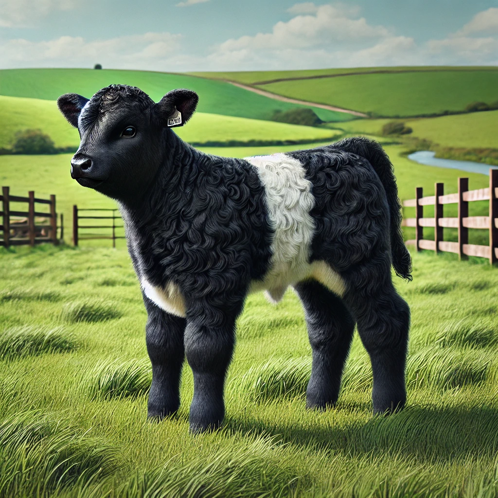 Belted Galloway Calf