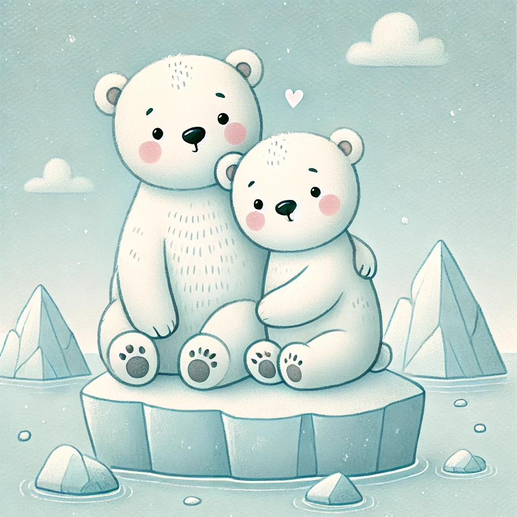 Blue Ice Bear Couple