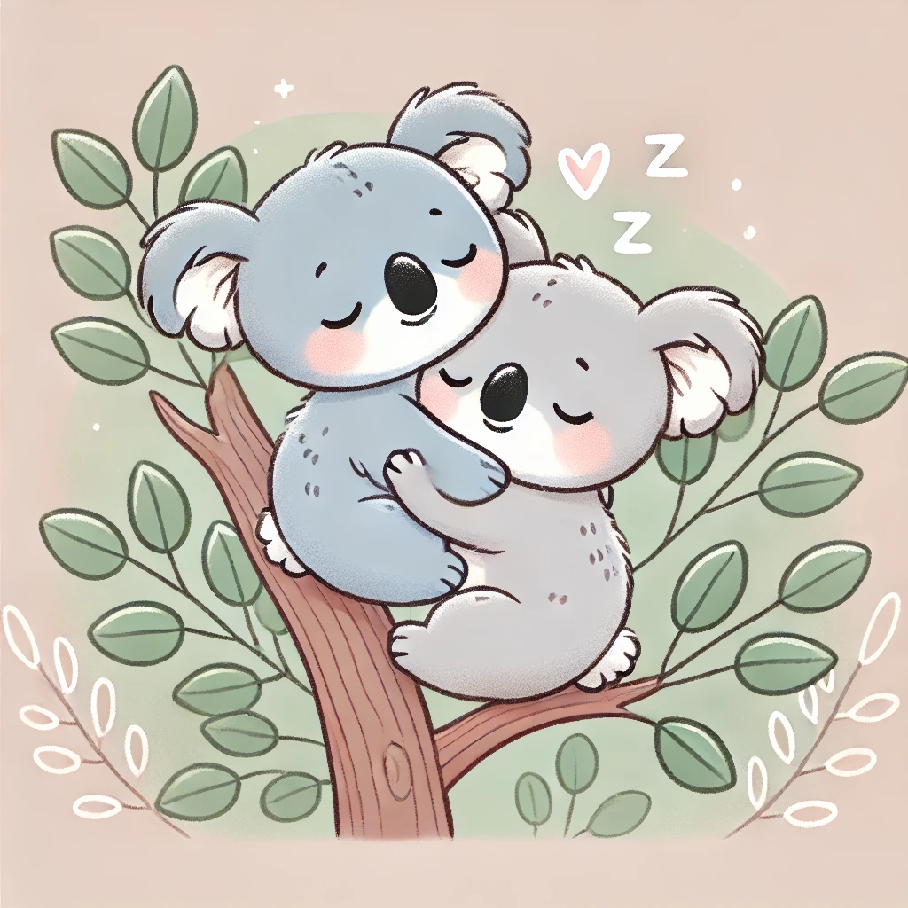 Cuddly Koala Couple