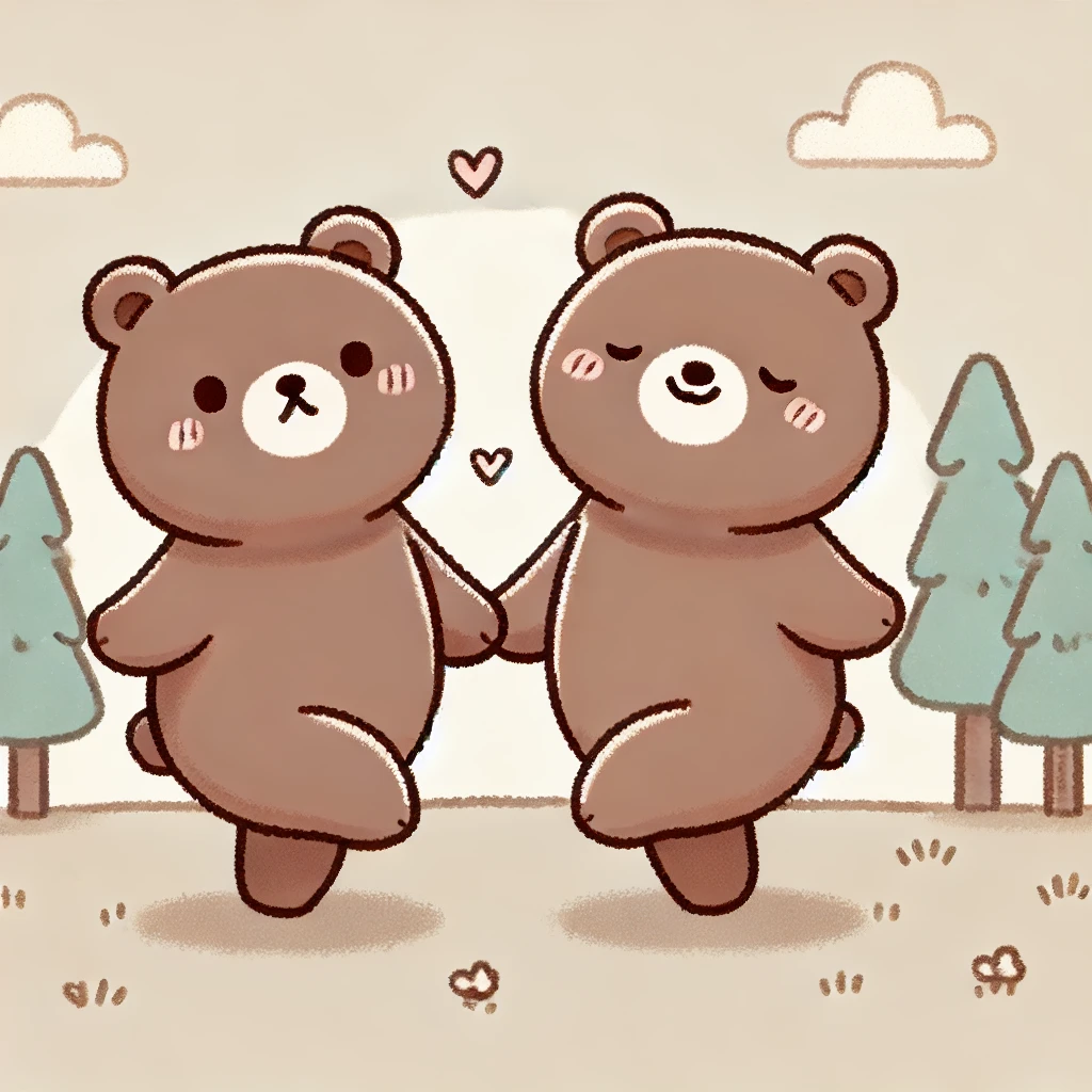 Dancing Bear Couple