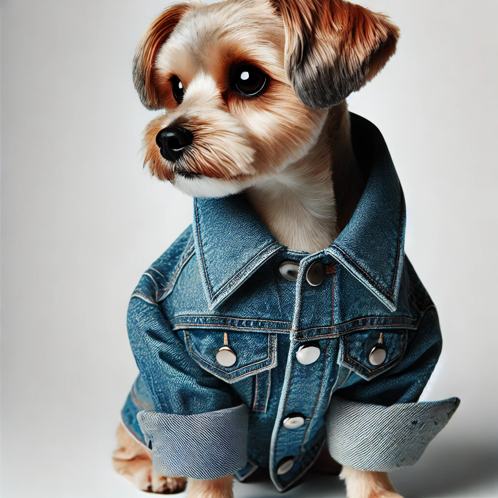 Denim Dog Jacket