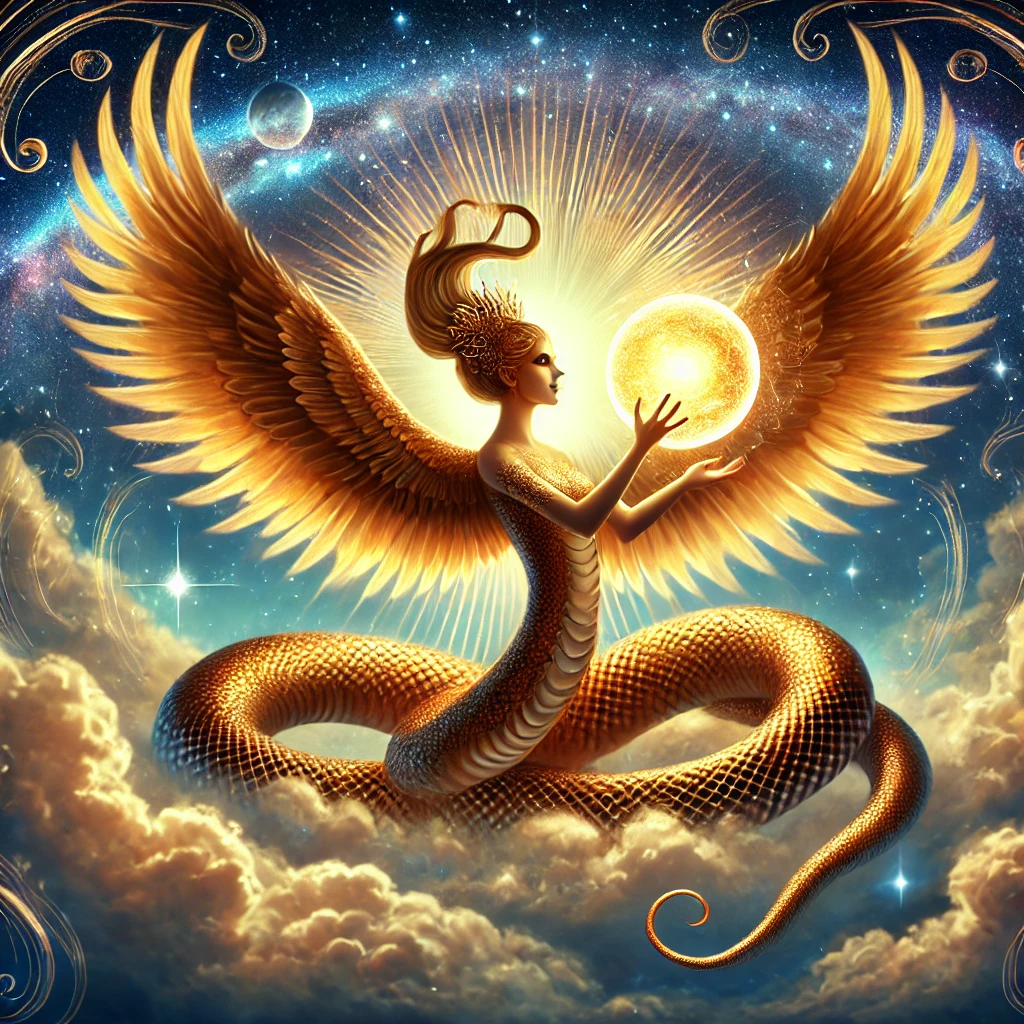 Divine Celestial Serpent Goddess