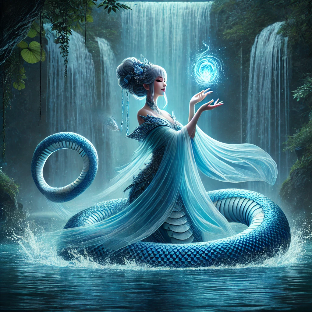 Ethereal Water Serpent Priestess