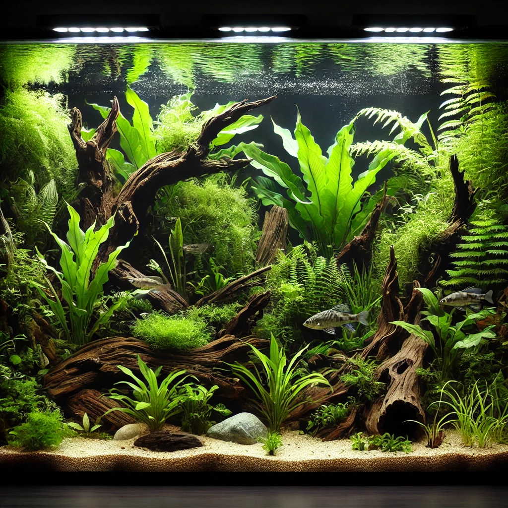 Jungle-Themed Aquarium