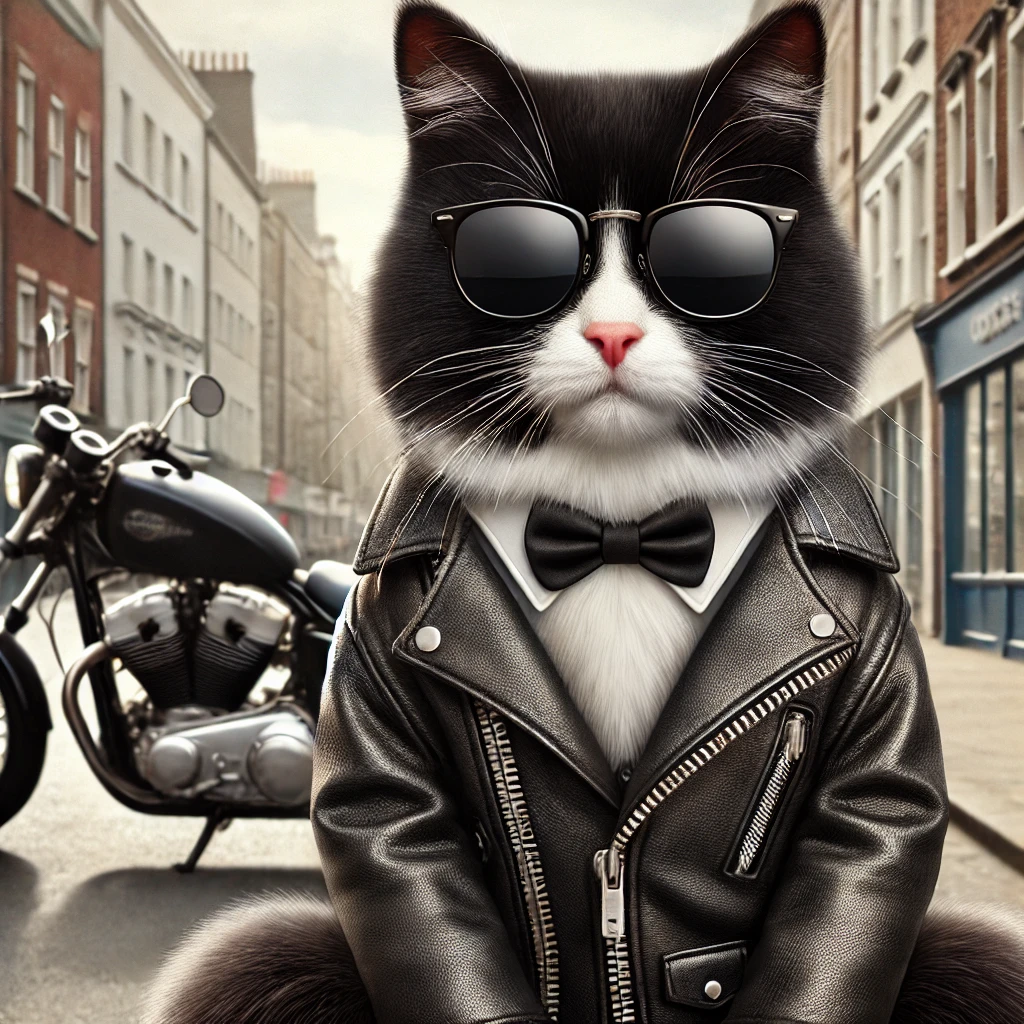 The Biker Cat